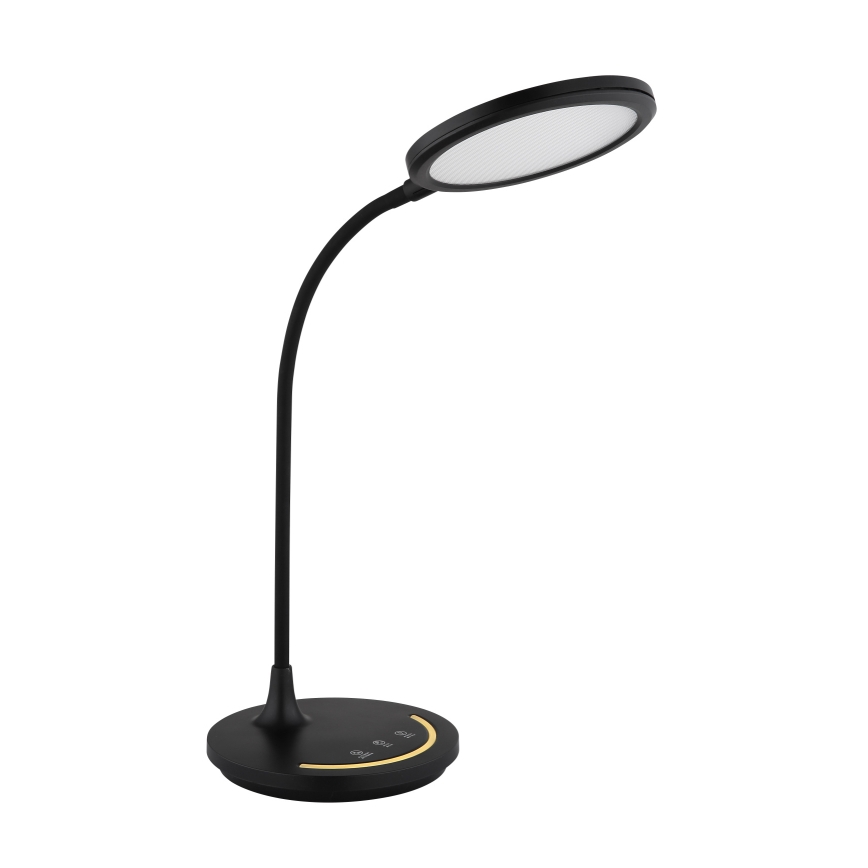Globo - LED Hämardatav paindlik puutetundlik Laualamp LED/12W/230V 3000/4000/6500K CRI 90 must