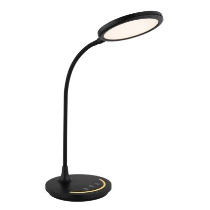 Globo - LED Hämardatav paindlik puutetundlik Laualamp LED/12W/230V 3000/4000/6500K CRI 90 must