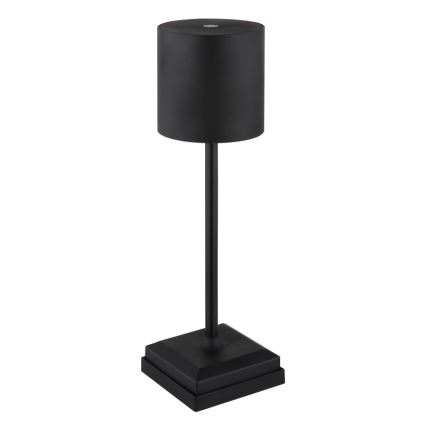 Globo - LED-hämardatav puutetundlik laetav laualamp LED/1,5W/5V 2200 mAh must