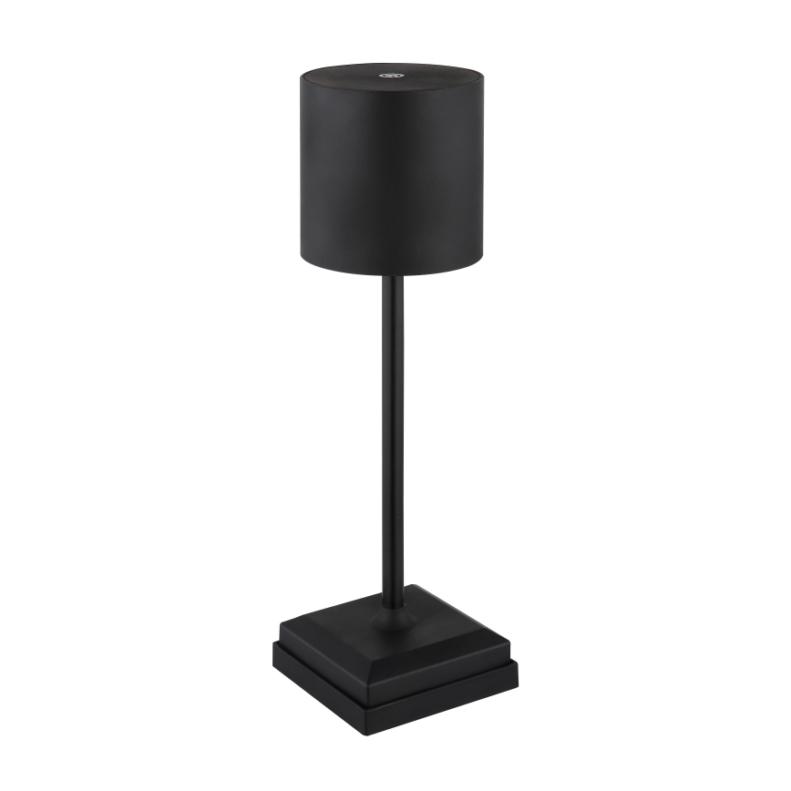 Globo - LED-hämardatav puutetundlik laetav laualamp LED/1,5W/5V 2200 mAh must