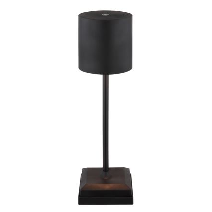 Globo - LED-hämardatav puutetundlik laetav laualamp LED/1,5W/5V 2200 mAh must