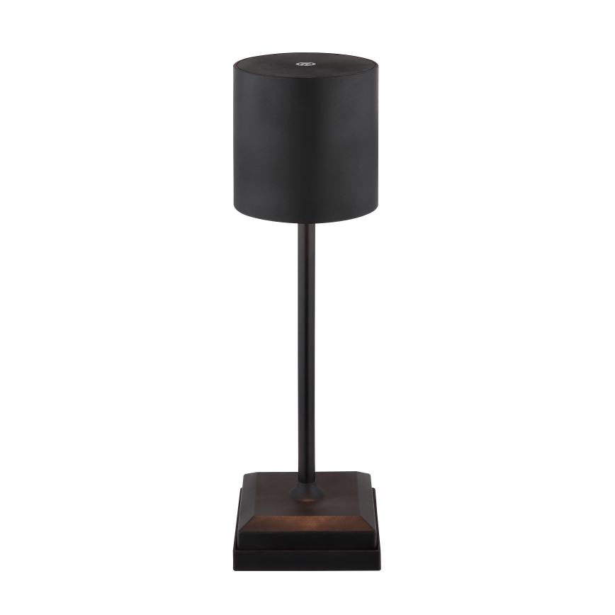 Globo - LED-hämardatav puutetundlik laetav laualamp LED/1,5W/5V 2200 mAh must