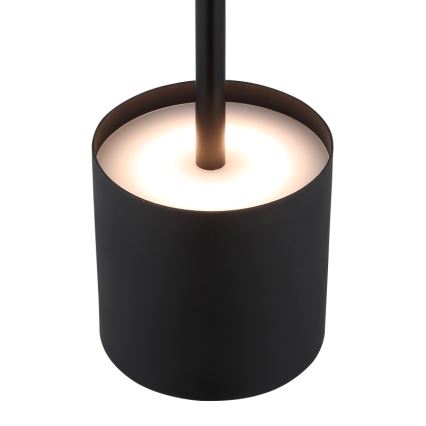 Globo - LED-hämardatav puutetundlik laetav laualamp LED/1,5W/5V 2200 mAh must