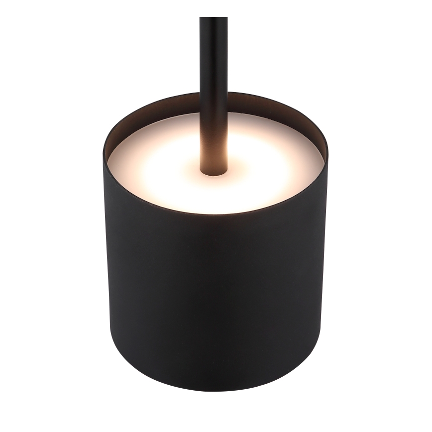 Globo - LED-hämardatav puutetundlik laetav laualamp LED/1,5W/5V 2200 mAh must