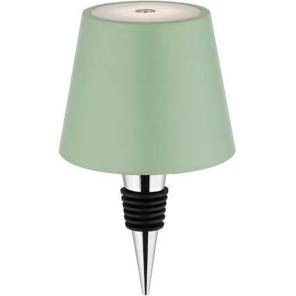 Globo - LED hämardatav puutetundlik laetav välitingimustes laualamp 3-ühes LED/3W/5V 3000/4000/5000K IP54 1800 mAh roheline