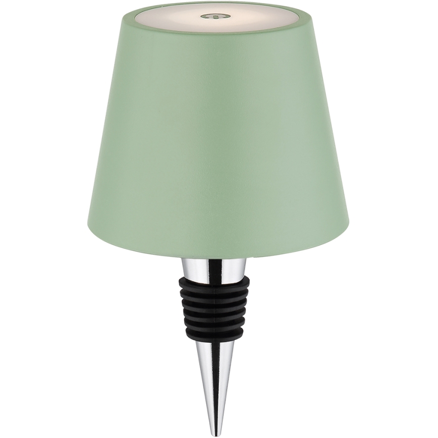 Globo - LED hämardatav puutetundlik laetav välitingimustes laualamp 3-ühes LED/3W/5V 3000/4000/5000K IP54 1800 mAh roheline