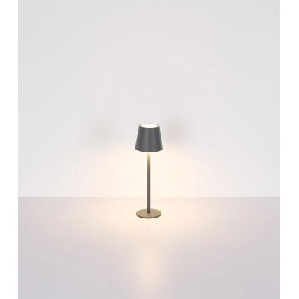 Globo - LED hämardatav puutetundlik laetav välitingimuste lauavalgusti 3-ühes LED/3W/5V 3000/4000/5000K IP54 1800 mAh hall