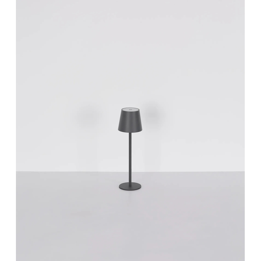 Globo - LED hämardatav puutetundlik laetav välitingimuste lauavalgusti 3-ühes LED/3W/5V 3000/4000/5000K IP54 1800 mAh hall