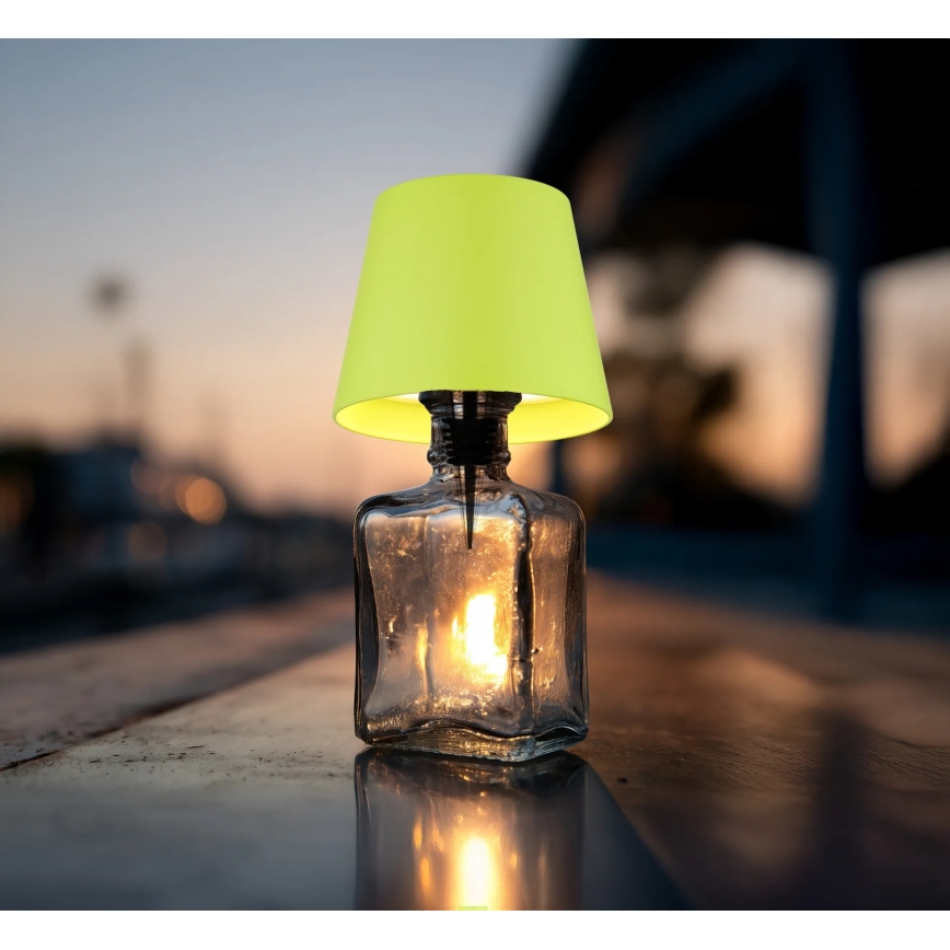 Globo - LED hämardatav puutekontrolliga laetav välistingimuste lauavalgusti 3-ühes LED/3W/5V 3000/4000/5000K IP54 1800 mAh roheline