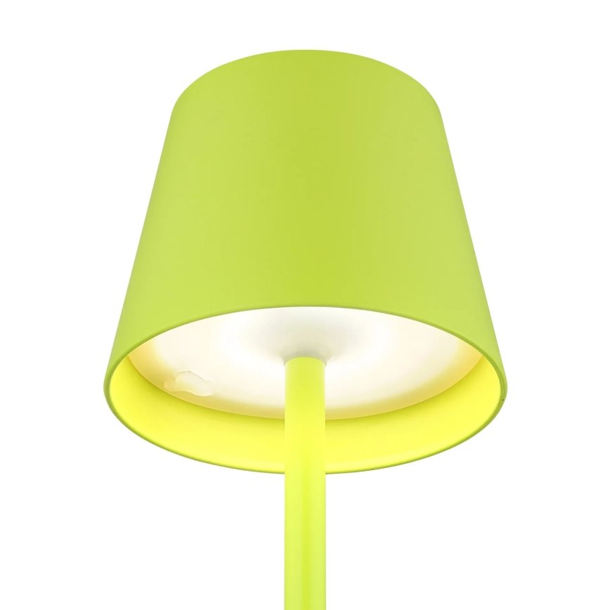 Globo - LED hämardatav puutekontrolliga laetav välistingimuste lauavalgusti 3-ühes LED/3W/5V 3000/4000/5000K IP54 1800 mAh roheline