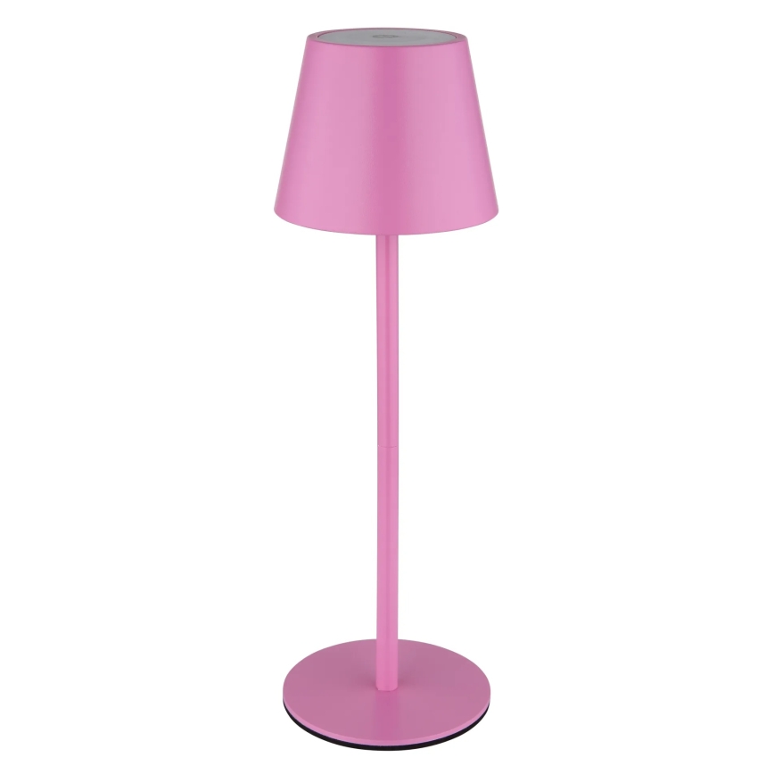 Globo - LED hämardatav puutetundlik laetav välitingimustesse mõeldud lauavalgusti 3-ühes LED/3W/5V 3000/4000/5000K IP54 1800 mAh roosa