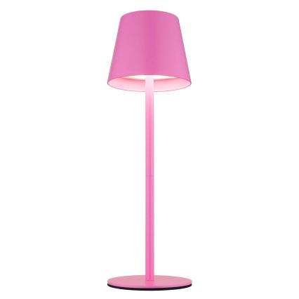Globo - LED hämardatav puutetundlik laetav välitingimustesse mõeldud lauavalgusti 3-ühes LED/3W/5V 3000/4000/5000K IP54 1800 mAh roosa