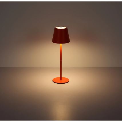 Globo - LED hämardatav puutetundlik laetav välistingimustesse mõeldud lauavalgusti 3-ühes LED/3W/5V 3000/4000/5000K IP54 1800 mAh punane