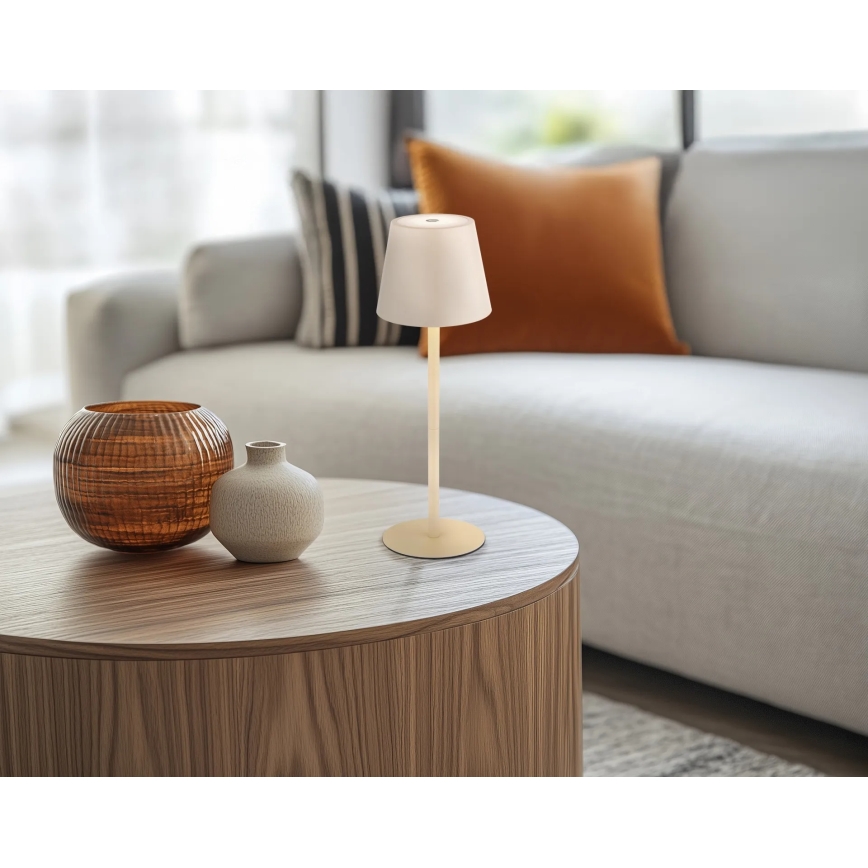 Globo - LED hämardatav puutejuhtimisega laetav välitingimustele mõeldud laualamp LED/3W/5V 3000/4000/5000K IP54 1800 mAh