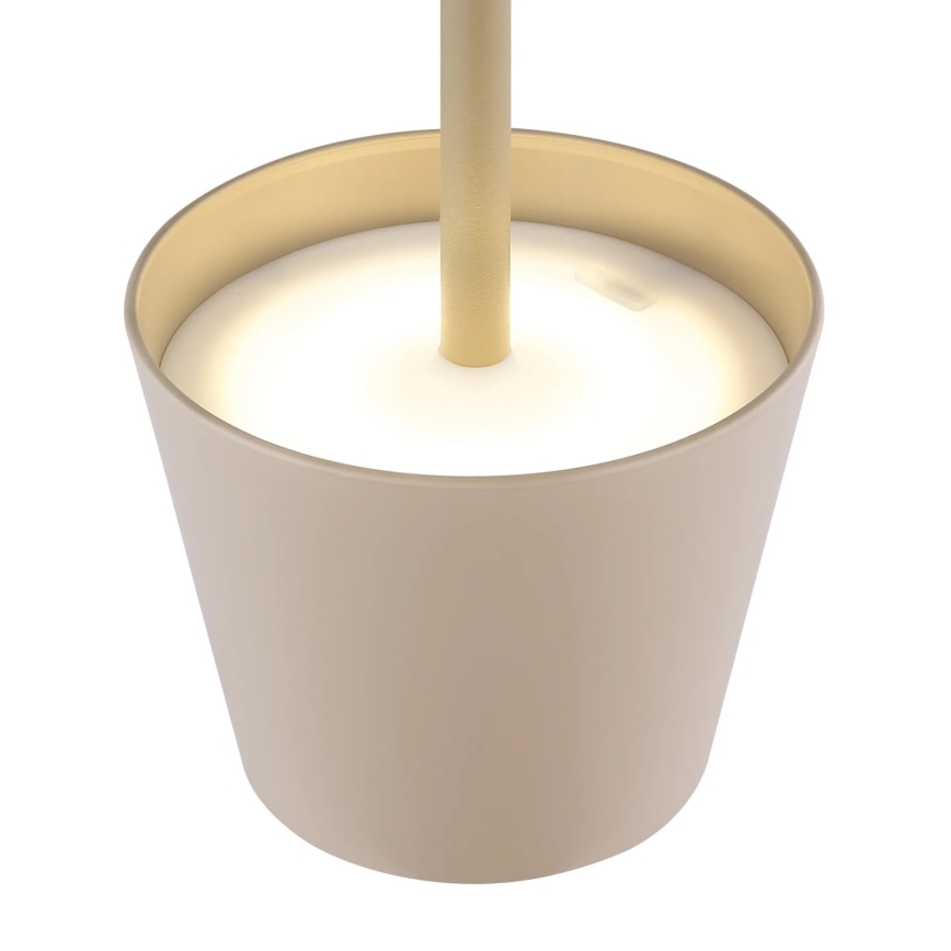 Globo - Hämardatav puutetundlik laetav väljas kasutatav laualamp 3-ühes LED/3W/5V 3000/4000/5000K IP54 1800 mAh