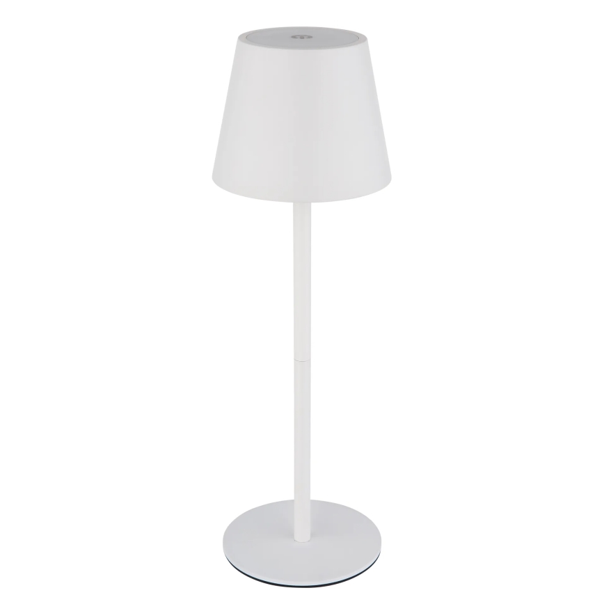 Globo - hämardatav puutejuhtimisega laetav välitingimustes kasutatav LED-laualamp 3-ühes LED/3W/5V 3000/4000/5000K IP54 1800 mAh valge