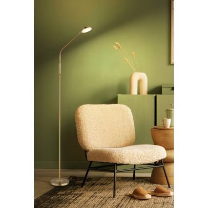 Globo - puutekontrolliga hämardatav LED-põrandalamp LED/6,5W/230V 2700/3350/4000K messing