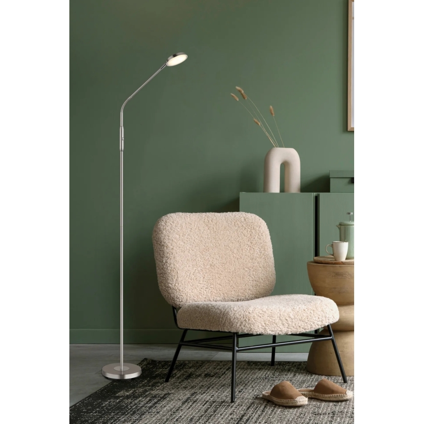 Globo - hämardatav puutetundlik LED-põrandalamp LED/6,5W/230V 2700/3350/4000K mattkroom