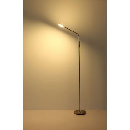 Globo - hämardatav puutetundlik LED-põrandalamp LED/6,5W/230V 2700/3350/4000K mattkroom