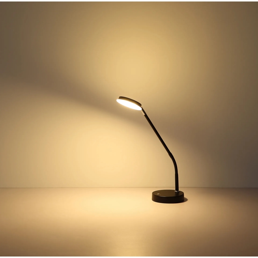 Globo - hämardatav puutega juhitav LED-laualamp LED/6,5W/230V 2700/3350/4000K must