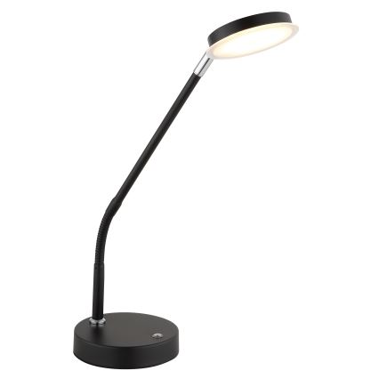 Globo - hämardatav puutega juhitav LED-laualamp LED/6,5W/230V 2700/3350/4000K must