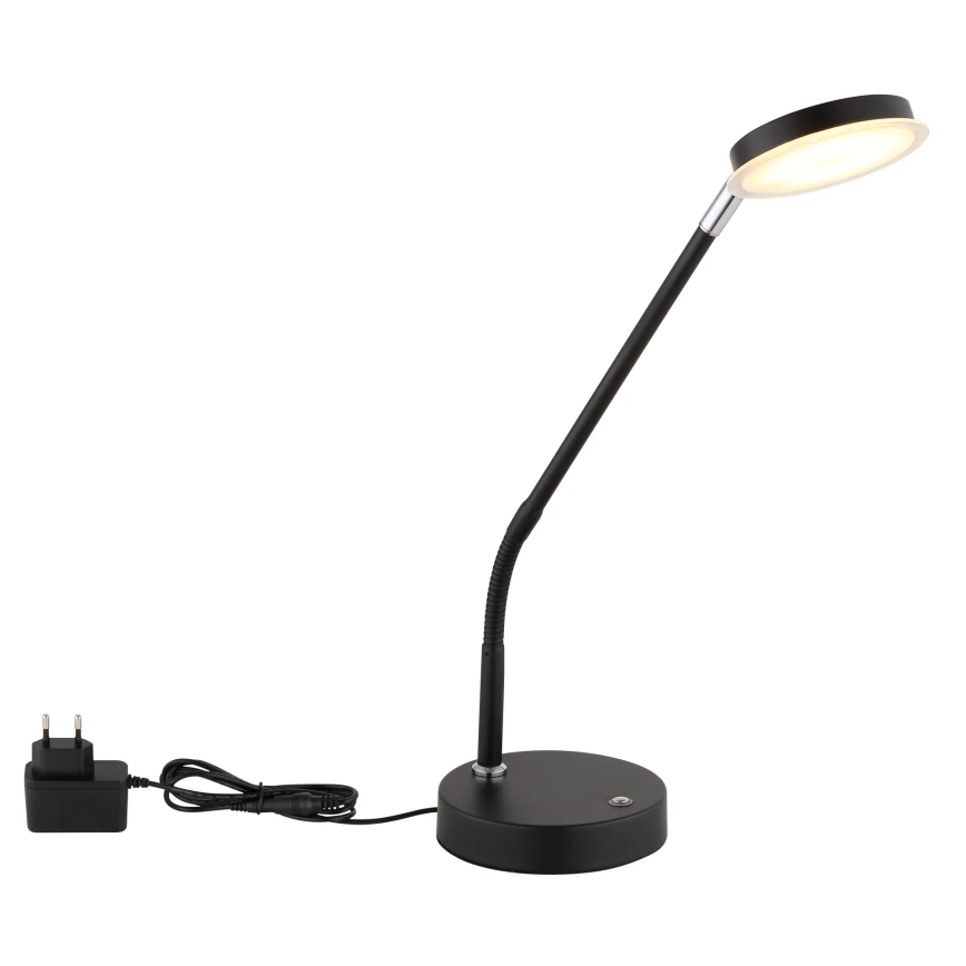 Globo - hämardatav puutega juhitav LED-laualamp LED/6,5W/230V 2700/3350/4000K must