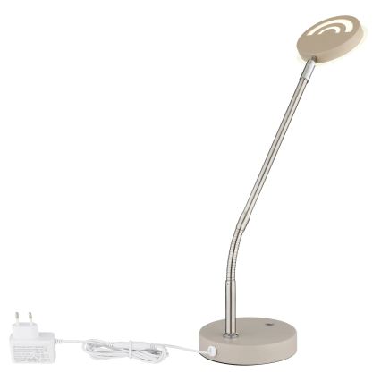 Globo - LED Hämardatav puutetundlik laualamp LED/6,5W/230V 2700/3350/4000K beež