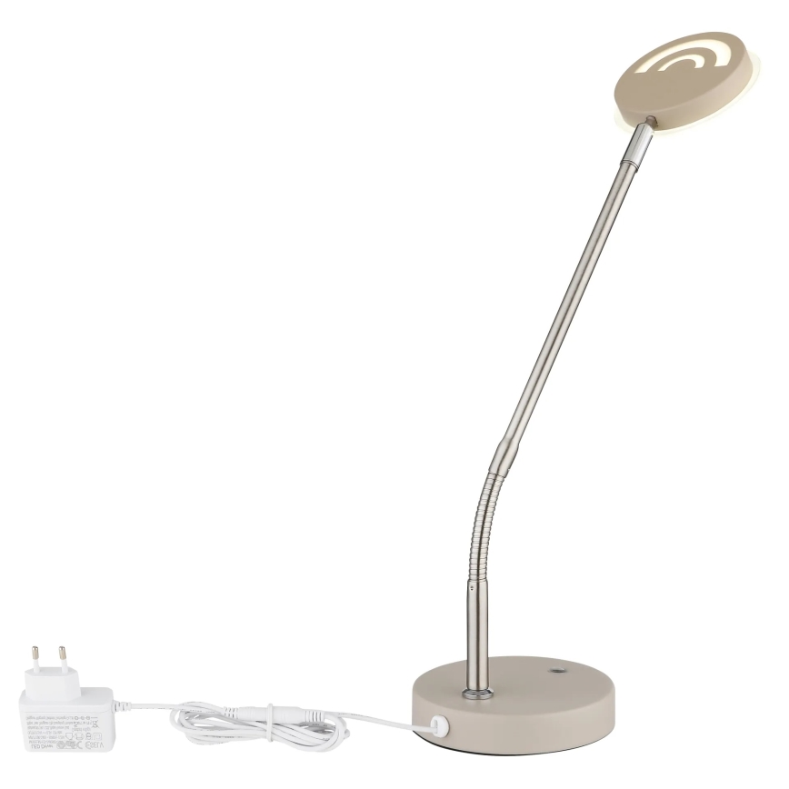 Globo - LED Hämardatav puutetundlik laualamp LED/6,5W/230V 2700/3350/4000K beež