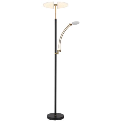 Globo - hämardatav LED-põrandalamp LED/40W/230V + LED/5,5W 2700/4000/6000K must