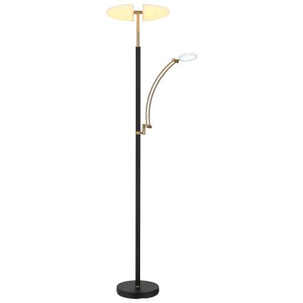 Globo - hämardatav LED-põrandalamp LED/40W/230V + LED/5,5W 2700/4000/6000K must
