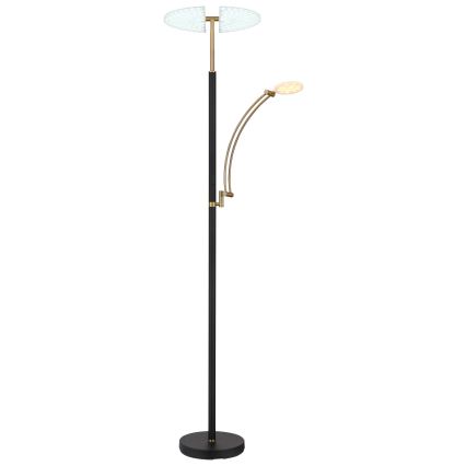 Globo - hämardatav LED-põrandalamp LED/40W/230V + LED/5,5W 2700/4000/6000K must