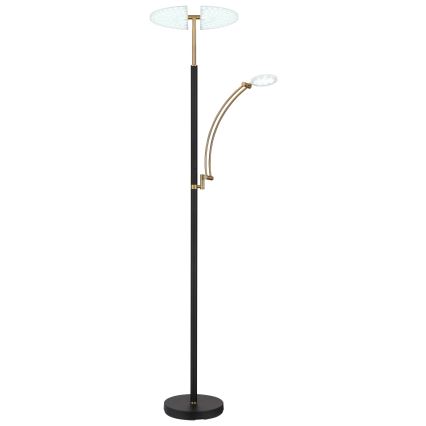 Globo - hämardatav LED-põrandalamp LED/40W/230V + LED/5,5W 2700/4000/6000K must