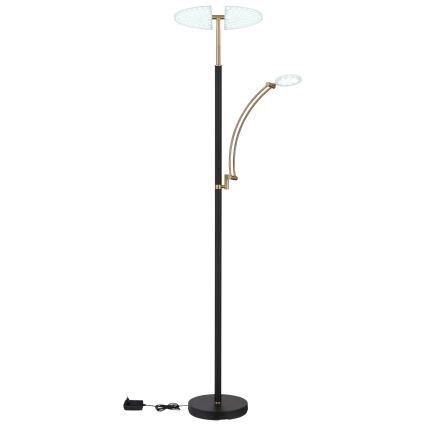 Globo - hämardatav LED-põrandalamp LED/40W/230V + LED/5,5W 2700/4000/6000K must