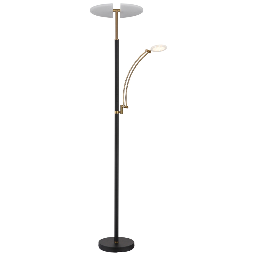 Globo - hämardatav LED-põrandalamp LED/40W/230V + LED/5,5W 2700/4000/6000K must