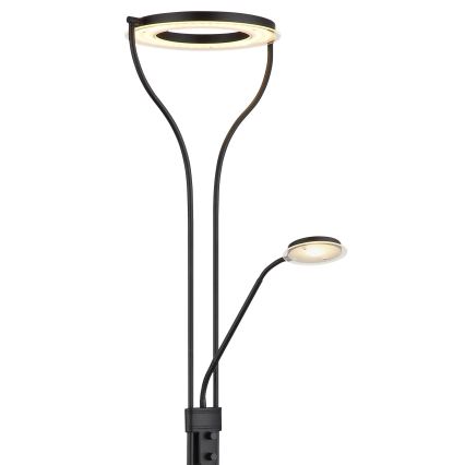 Globo - LED-hämardatav põrandalamp LED/20W/230V + LED/4W 3000K must