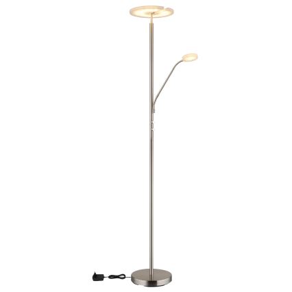 Globo - LED hämardatav põrandalamp LED/28W/230V + LED/5W 3000K mattkroom