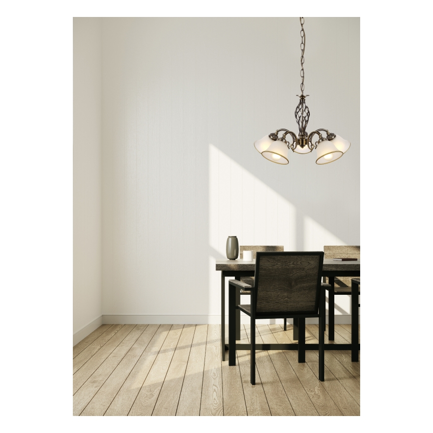 Globo 60208-5 - Ripplühter ODIN 5xE27/60W/230V