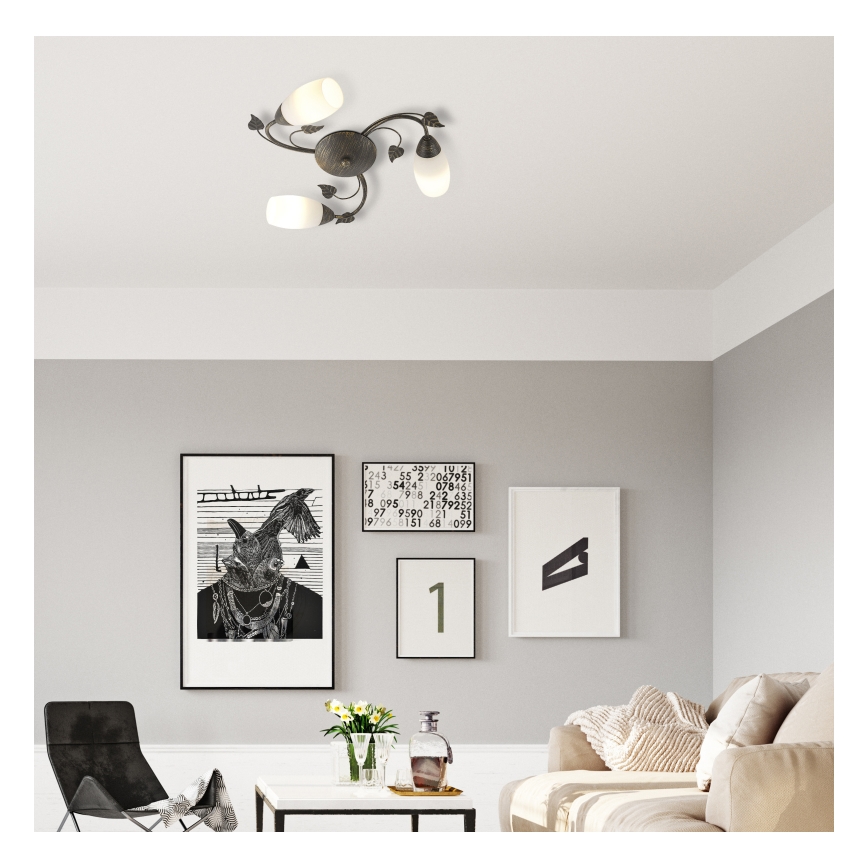 Globo - Pinnale kinnitatav lühter 3xE14/40W/230V