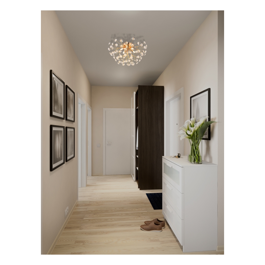 Globo - LED Laevalgusti 4xG9/3,5W/230V d. 45 cm kuldne