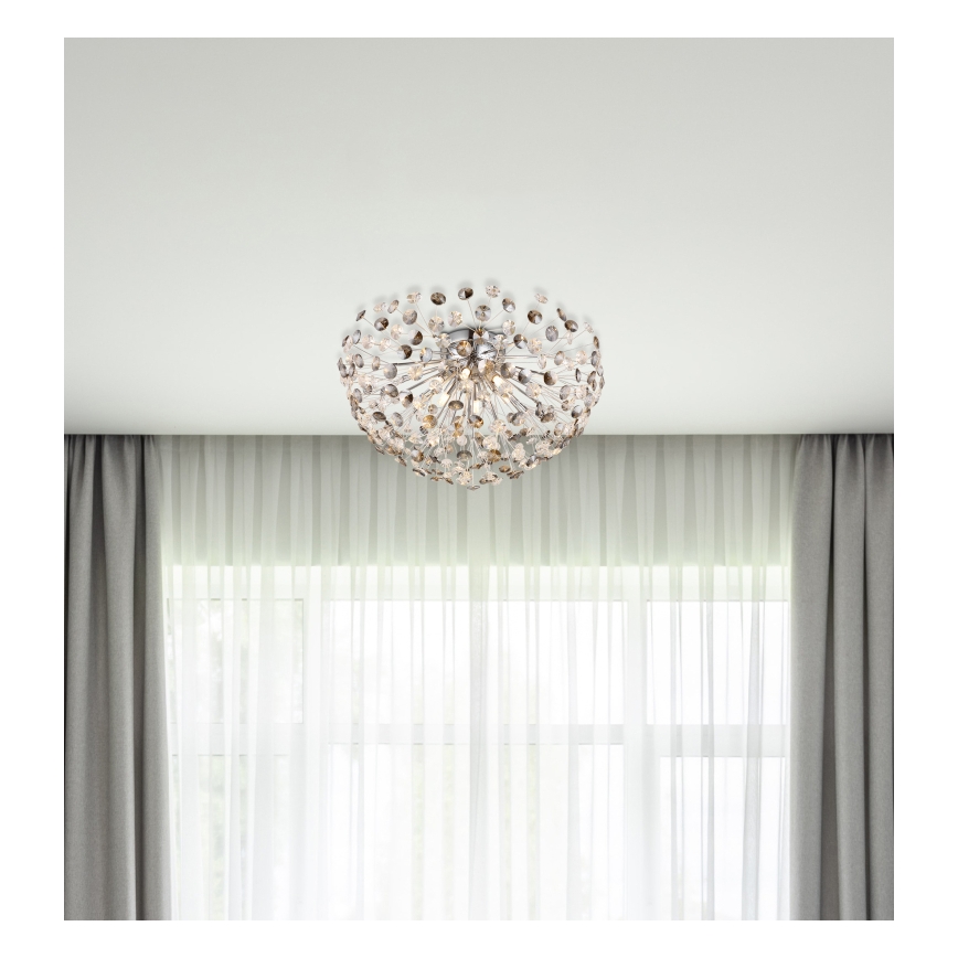 Globo - LED Laevalgusti 6xG9/3,5W/230V d. 60 cm läikiv kroom