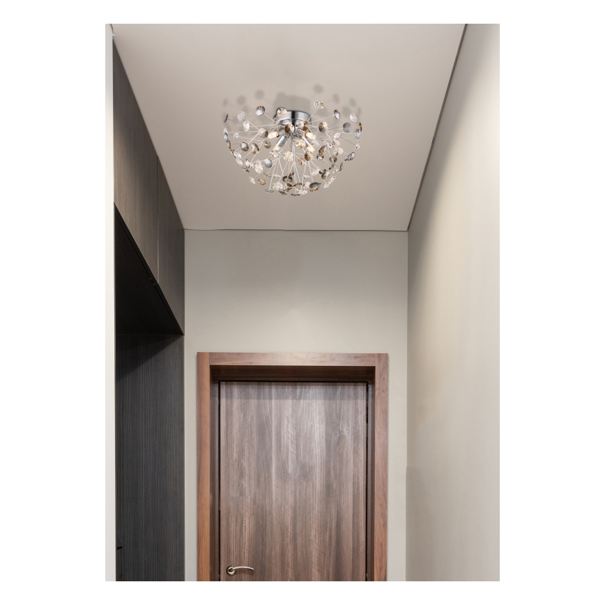 Globo - LED Laevalgusti 4xG9/3,5W/230V d. 45 cm läikiv kroom