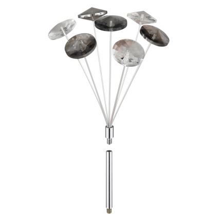 Globo - LED Laevalgusti 4xG9/3,5W/230V d. 45 cm läikiv kroom