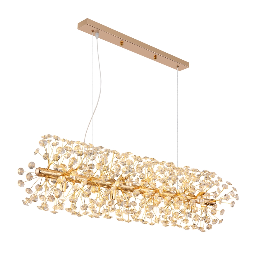 Globo - LED lühter kaablil 12xG9/3,5W/230V kuldne