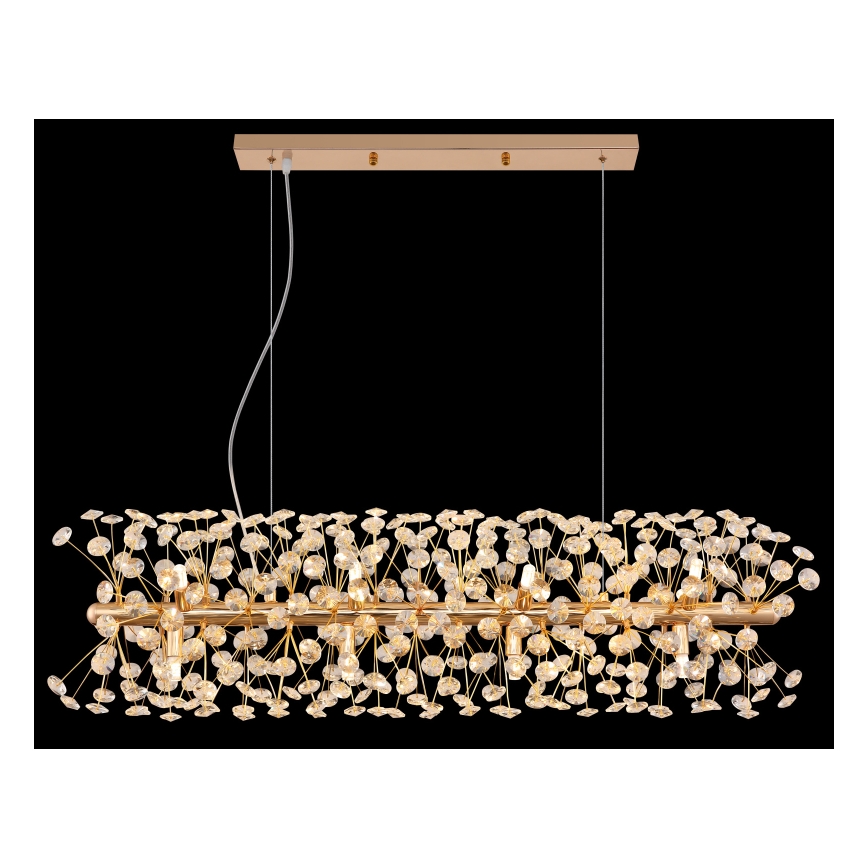 Globo - LED lühter kaablil 12xG9/3,5W/230V kuldne