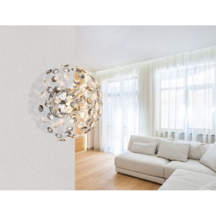 Globo - LED Seinavalgusti 6xG9/3,5W/230V läikiv kroom