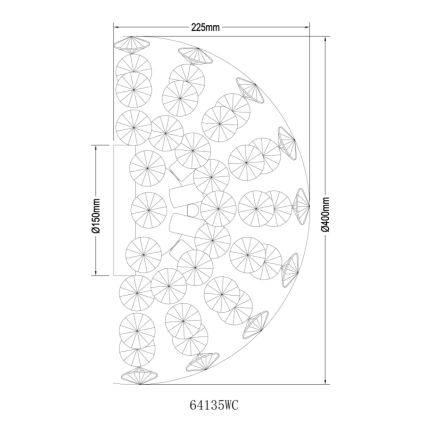 Globo - LED Seinavalgusti 6xG9/3,5W/230V läikiv kroom