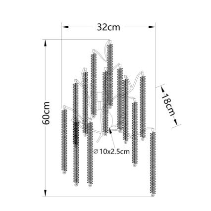 Globo - LED seinavalgusti 3xG9/8W/230V