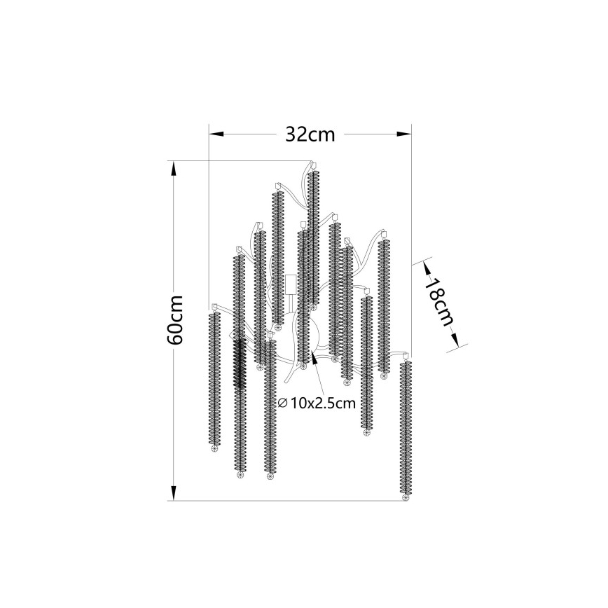 Globo - LED seinavalgusti 3xG9/8W/230V