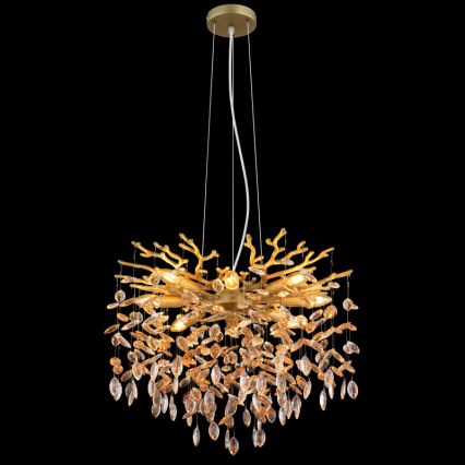 Globo - Ripplühter kaabliga 8xE14/40W/230V kuldne