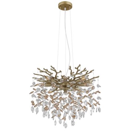 Globo - Ripplühter kaabliga 8xE14/40W/230V kuldne